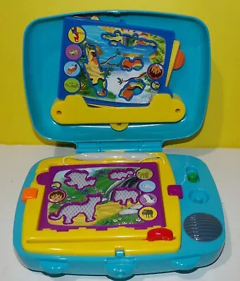 Fisher Price Go Diego Go Talking Field Journal Doodle Pad Working W/ 6 Stencils • $29.73