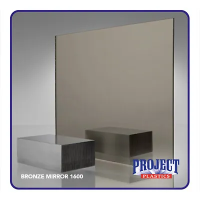 3mm Plaskolite® Bronze 1600  Acrylic Mirror Perspex Plastic Sheet Panel / A4 A3 • £9.35