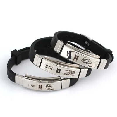 FOR BTSFOR BT21 FOR KPOP FOR BLACK PINK Stainless Steel Fashionable Bracelet • £3.70