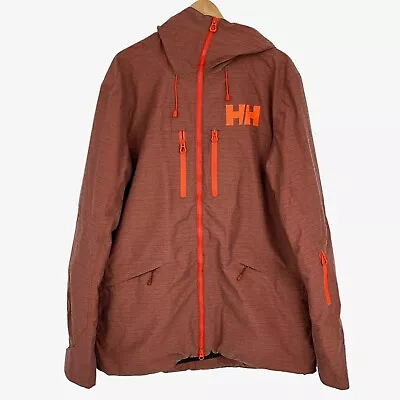 Helly Hansen Men's XL Garibaldi 2.0 Jacket Redwood Full Zip Ski Hooded Winter • $324.99