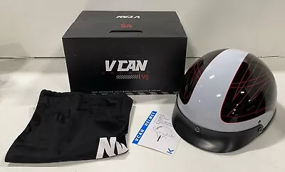 VCan Sports V5 Half Motocycle Helmet Size S • $34.99