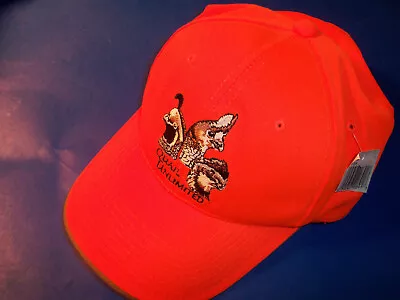 Quail Unlimited Bright Orange Hunting Snapback Hat OUTDOORSMAN DEERE HUNTER AH • $10.40