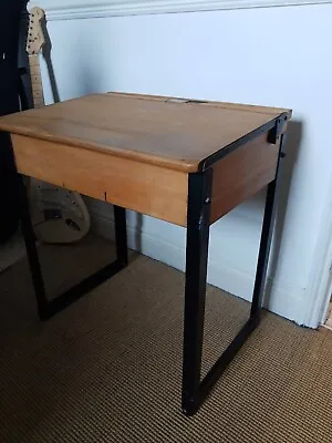 £10 • Buy Vintage Wooden School Desk