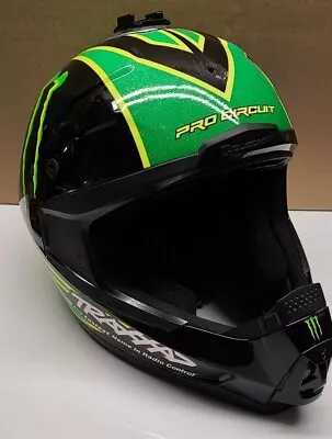 Thor Monster Energy Quadrant 2 Pro Circuit Motocross Motorcycle Helmet Size S  • $53