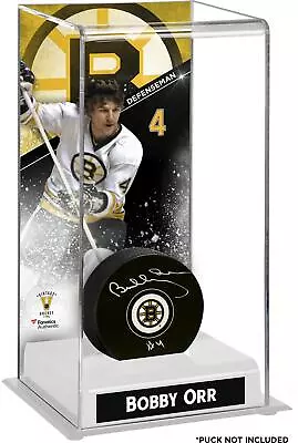 Bobby Orr Boston Bruins Deluxe Tall Hockey Puck Case - Fanatics • $49.99