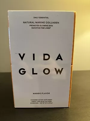 Vida Glow Natural Marine Collagen Mango 30 Servings NIB Sealed EXP 3/24 • $24