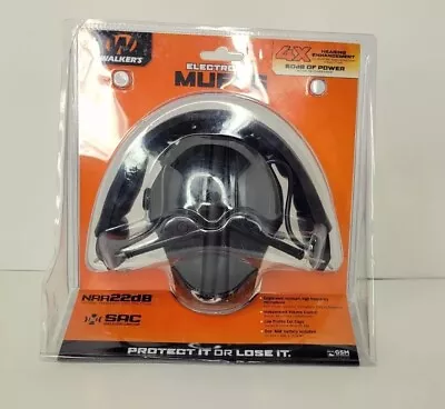 Walker's Game Ear GWP-WLK1MEM Black Earmuffs Hearing Protection Safety Ear Muffs • $17