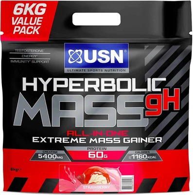 £61.99 • Buy  USN Hyperbolic Mass All In One Weight Gainer 6KG Muscle Fuel Gain Anabolic 