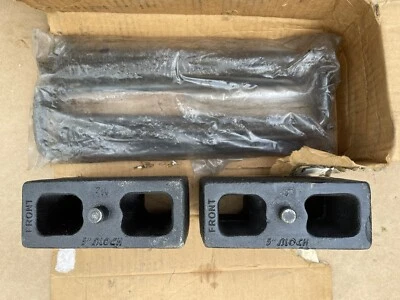 $114.99 • Buy Fabtech 5” Lift Block Kit With U Bolts, Chevy Gmc Pickup, Fts 21046bk