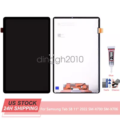 OEM Replacement For Samsung Galaxy Tab S8 11  SM-X700 SM-X706N LCD Touch Screen • $55.55
