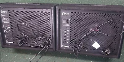 £175 • Buy Carlsbro Active Pm12 Wedge Monitors (x2) W/ Graphic EQ - GOOD WORKING CONDITION