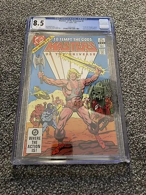 He-man ~ Masters Of The Universe #1 ~ Cgc 8.5 Wp ~ 1st He-man Skeltor ~ Dc 1982 • $138.92