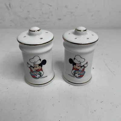 Vintage Made In Japan Disney Mickey Mouse Chef Salt And Pepper Shakers • $9.99