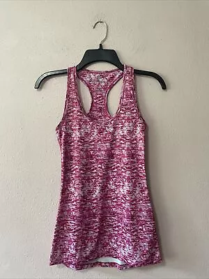 90 Degrees By Reflex Pink Racerback Tank Top Womens Xs Athletic Shirt • $4