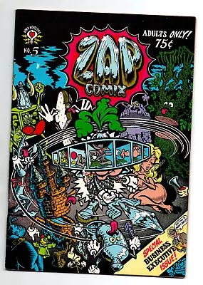 Zap Comix #5 - $.75 Cover - R Crumb - Apex - Underground - (-VF) • £12.04