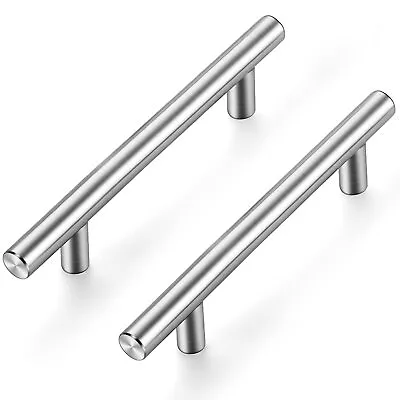 Cabinet Handles 10 Pack 3-3/4 Inch Cabinet Pulls Brushed Nickel Kitchen Cabin... • $29.29