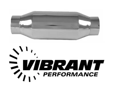 Vibrant Stainless Steel Resonator (Standard Design) 3in Inlet/Outlet X 12in Long • $78