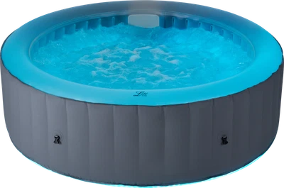 £249.99 • Buy MSPA Inflatable Hot Tub Round 6 Bather Lite Glow Portable Bubble Spa Garden Pool