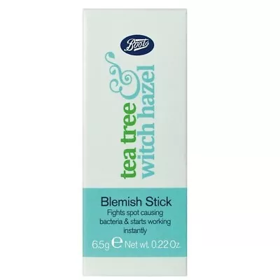 £4.95 • Buy Boots Tea Tree Witch Hazel Acne/Blemish Stick 6.5g - Spot Fighting/Antibacterial