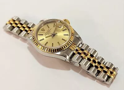 Rolex Date 69173 Lady | Steel & Gold | Very Good Condition | Working Perfectly • $5800.90