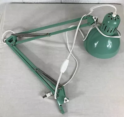 IKEA Articulating Arm Drafting Light Lamp Desk Retro Green No Clamp • $49.99