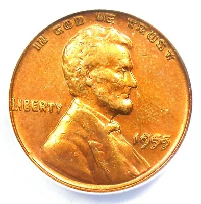 1955 Doubled Die Obverse Lincoln Cent 1C Penny DDO FS-101 - ANACS AU50 Details • $2265.75