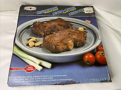 Nordic Ware Browning Griddle For Microwave Browning Searing Grilling Frying Nice • $18.95