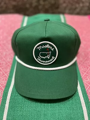 2024 Masters Tournament Green Vintage Logo Embroidered Rope Hat Augusta AGNC • $70