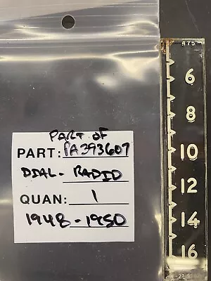 1948 To 1950 Packard Radio Dial - Part Of PA393607 • $25