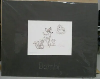 £15.67 • Buy Swarovski Bambi Lithograph By Master Disney Artist Dave Pacheco (NEW)