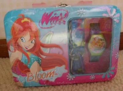 Winx Licensed Girls Digital Wrist Watch Lanyard Tin Gift Box Set New & Sealed • $39.95