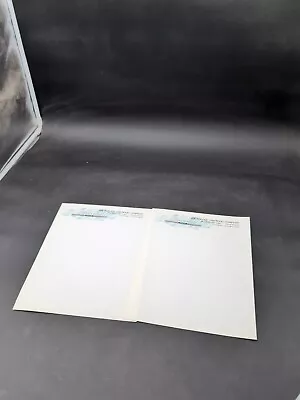 Chevrolet Dealership Trovick Blank Letters Sheets X 2 Vintage • $15