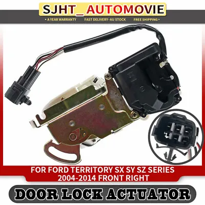 Door Lock Actuator Front Right Driver Fit For Ford Territory SX SY SZ 2004-2014 • $75.99