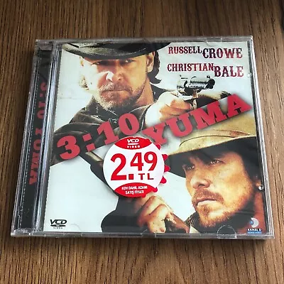 3:10 To Yuma (2007) Russell Crowe/Christian Bale Turkish Dub VCD Brand New • $19.99