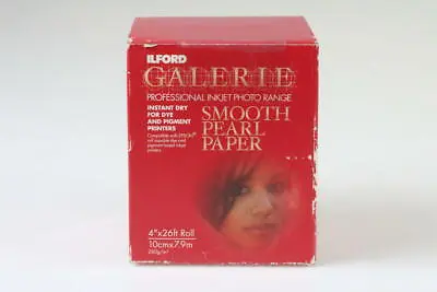 ILFORD Gallery Smooth Pearl Paper 10cm 7.9m Roll Inkjet Paper • £19.57