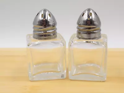 Mini Salt And Pepper Shakers 0.5 Oz / Vintage Glass Shakers • $3.25