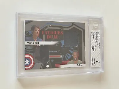 2014 CAPTAIN AMERICA  Winter Soldier COBIE SMULDERS Anthony Mackie COSTUME BGS 7 • $60.15