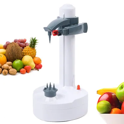 Automatic Electric Fruit Peeler Apple Potato Peeling Machine Tool With Adapter • £16.15