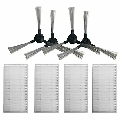 4x Filters + Brushes For My Genie ZX1000 Haier TAB-T535H Robot Vacuum Cleaner • $23.61