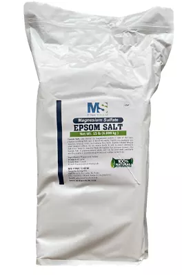 Magnesium Sulfate(Epsom Salt) 100% Pure Natural Organic USP Grade - 15 LB • $45.99