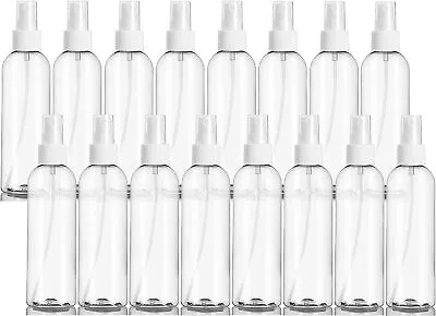8oz Small Water Mist Plastic Clear Perfume Plant Hair Travel Spray Bottles • $7.95
