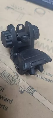 Tactical Flip Up Rear Sight Black • $25