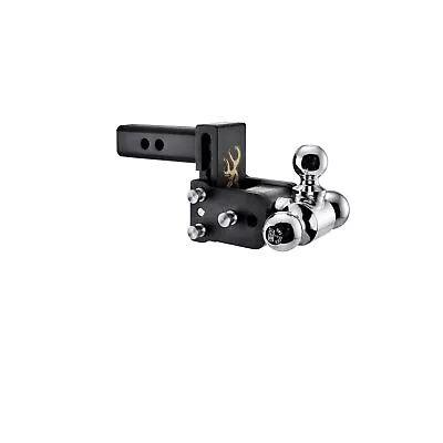 B&W Trailer Hitches Tow & Stow Adjustable Trailer Hitch Ball Mount With Brown... • $290.99