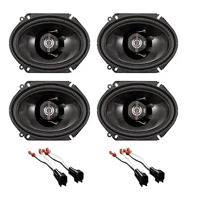 JVC CSJ6820 6 X8  Front/Rear  2-Way Speakers 250W For 1999-2014 Ford F150 250 • $89.99