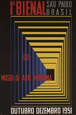 First Biennal Of Modern Art Museum POSTER Antonio Maluf Brazil 1951 20x30 • $9.99