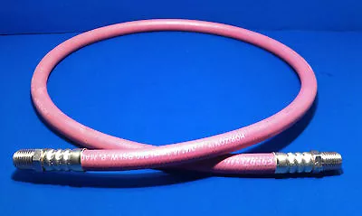 USA Made Continental Rubber 1/4 Inch 4 Foot Pigtail Air Hose Whip Oil Resistant • $10.50