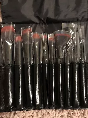  Bella Terra Cosmetics 10 Pcs Professional Face Brush Set - Black • $54.99