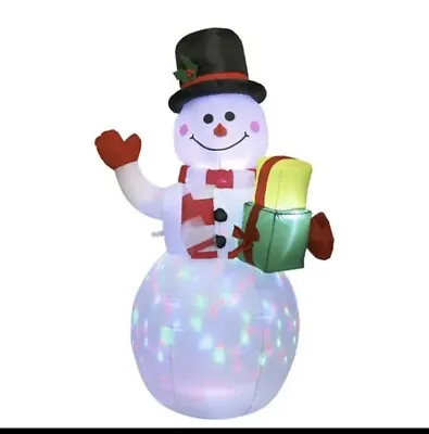 5FT Inflatable Snowman Christmas Outdoor Decoration Blow Up Snowman Holiday Yard • $40