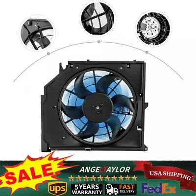 Electric Radiator Cooling Fan Assembly For 2001-2006 BMW 3 Series 325CI 330CI US • $77