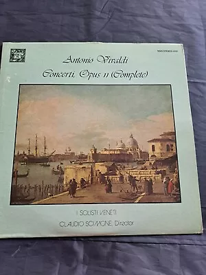 Vivaldi Concerti Opus 11 (Complete) Vinyl Record - Musical Heritage Society 4105 • $4.99